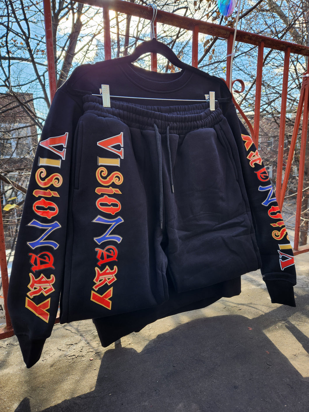 Visionary Black Sweatsuit