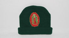 Load image into Gallery viewer, Dark Green Clouded Virgen Mary Beanie
